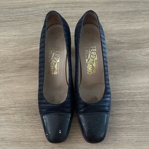 Salvatore Ferragamo Black Pumps Vintage